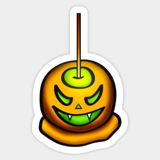 Toffee Apple Pumpkin Sticker